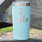 Soccer 20 oz Stainless Steel Tumbler - Teal - Double Sided (Personalized)