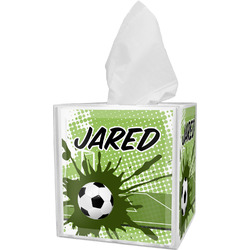 Soccer Tissue Box Cover (Personalized)
