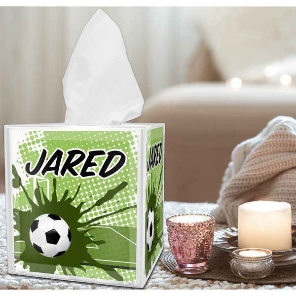 Soccer Tissue Box - LIFESTYLE
