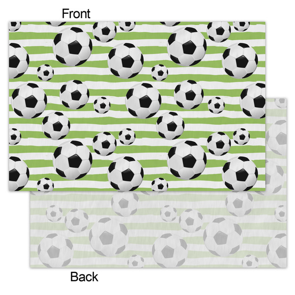 Soccer Tissue Paper - Heavyweight - Small - Front & Back