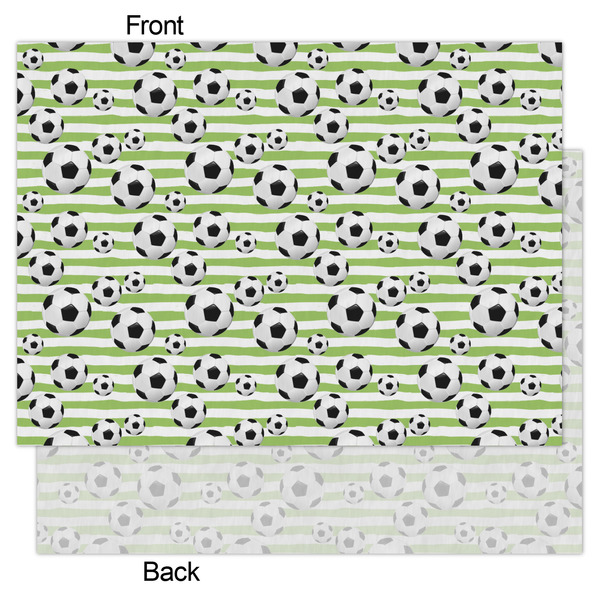 Soccer Tissue Paper - Lightweight - Large - Front & Back