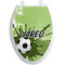 Soccer Toilet Seat Decal - Elongated (Personalized)