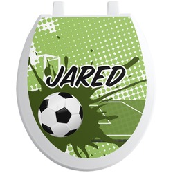Soccer Toilet Seat Decal (Personalized)