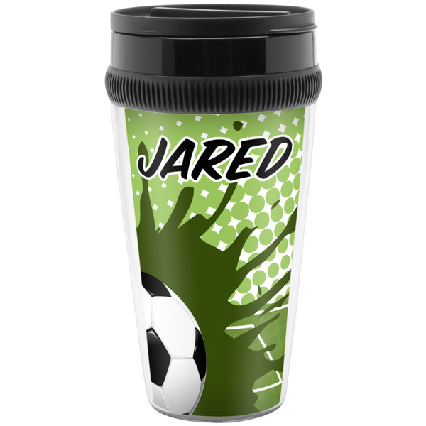 Custom Soccer Acrylic Travel Mug without Handle (Personalized)