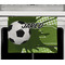 Soccer Waffle Weave Towel - Full Color Print - Lifestyle2 Image