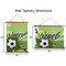 Soccer Wall Hanging Tapestries - Parent/Sizing