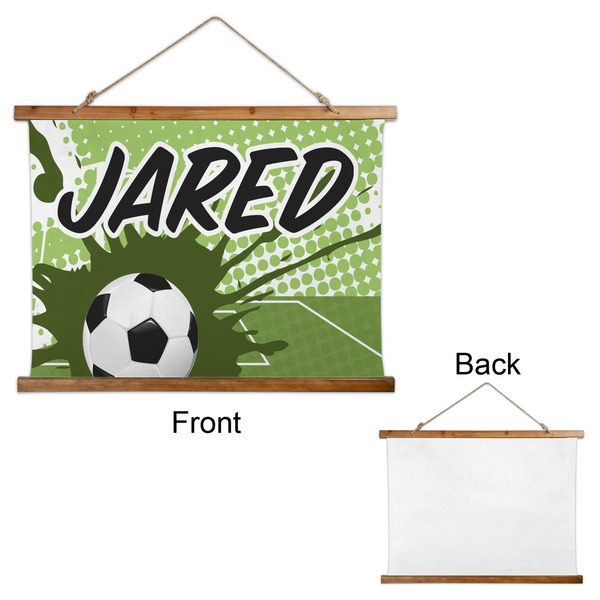Soccer Wall Hanging Tapestry - Landscape - APPROVAL