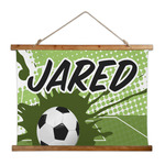 Soccer Wall Hanging Tapestry - Wide (Personalized)