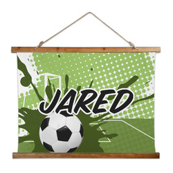 Soccer Wall Hanging Tapestry - Wide (Personalized)