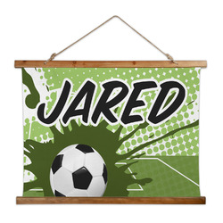 Soccer Wall Hanging Tapestry - Wide (Personalized)