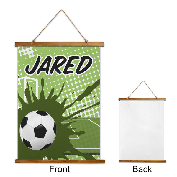 Soccer Wall Hanging Tapestry - Portrait - APPROVAL