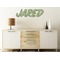 Soccer Wall Name Decal On Wooden Desk