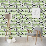 Soccer Wallpaper & Surface Covering (Peel & Stick - Repositionable)