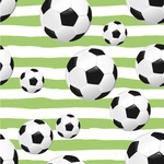 Soccer Wallpaper & Surface Covering (Water Activated 24"x 24" Sample)