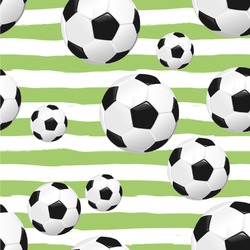 Soccer Wallpaper & Surface Covering (Water Activated 24"x 24" Sample)