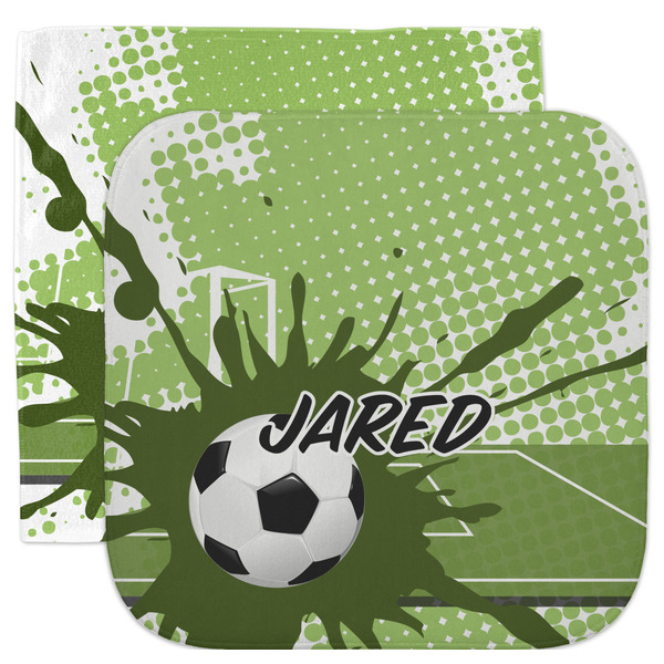 Custom Soccer Facecloth / Wash Cloth (Personalized)