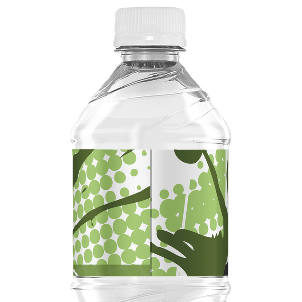 Soccer Water Bottle Label - Back View