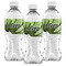 Soccer Water Bottle Labels - Front View
