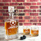 Soccer Whiskey Decanters - 26oz Rect - LIFESTYLE