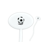Soccer Oval Plastic Stir Sticks (Personalized)