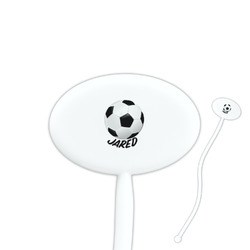 Soccer Oval Plastic Stir Sticks (Personalized)