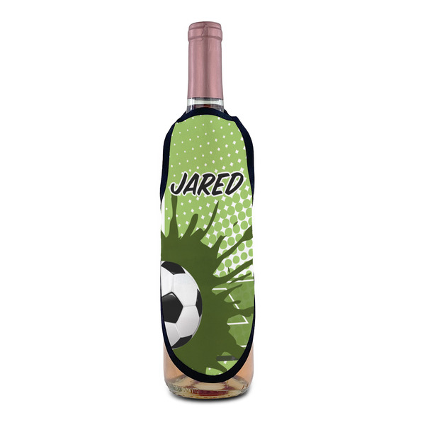 Soccer Wine Bottle Apron - IN CONTEXT