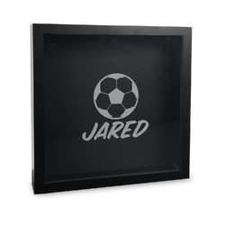 Soccer Wine Cork Shadow Box - 12in x 12in (Personalized)