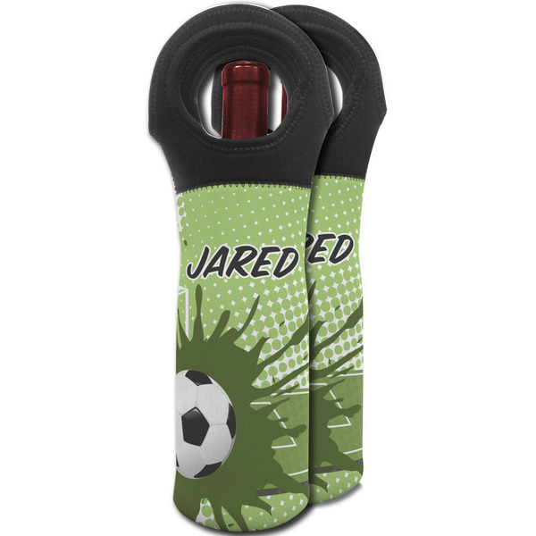Soccer Wine Tote Bag - MAIN