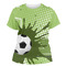 Soccer Womens Crew Neck T Shirt - Main