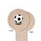 Soccer Wooden 6" Food Pick - Round - Single Sided - Front & Back