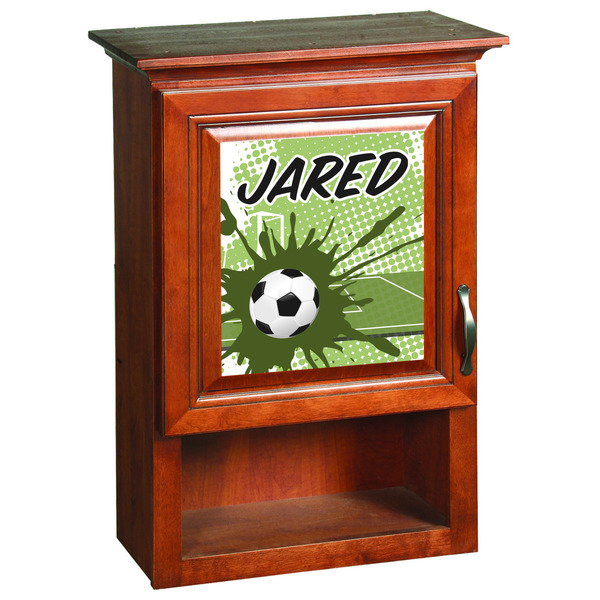 Soccer Wooden Cabinet Decal (Medium)