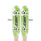 Soccer Wooden Food Pick - Paddle - Double Sided - Front & Back