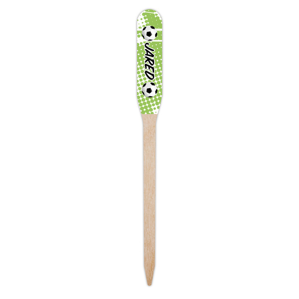 Soccer Wooden Food Pick - Paddle - Single Pick