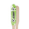 Soccer Wooden Food Pick - Paddle - Single Sided - Front & Back