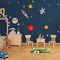 Soccer Woven Floor Mat - LIFESTYLE (child's bedroom)