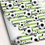 Soccer Wrapping Paper Sheets - Single-Sided - 20" x 28" (Personalized)