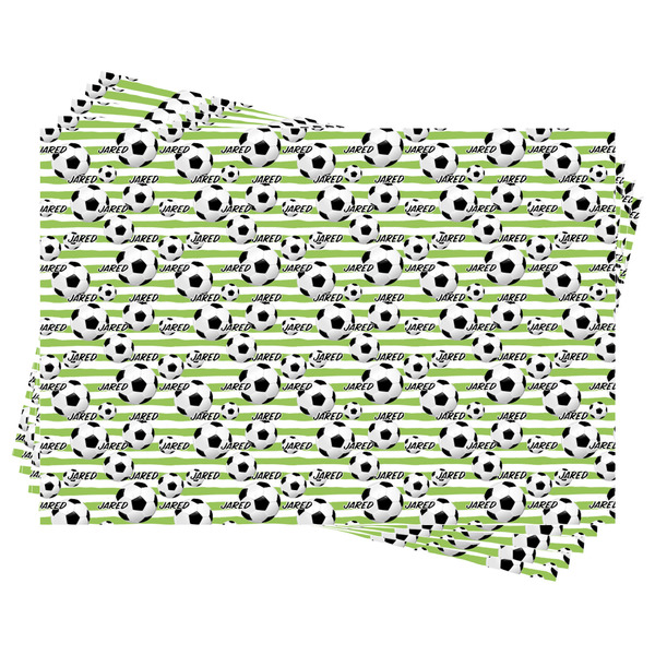 Soccer Wrapping Paper - Front & Back - Sheets Approval