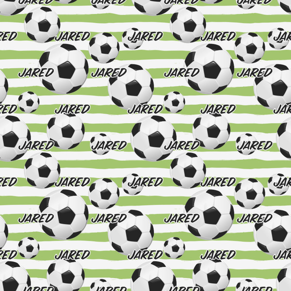 Soccer Wrapping Paper Square