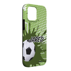 Soccer iPhone Case - Rubber Lined - iPhone 13 Pro Max (Personalized)