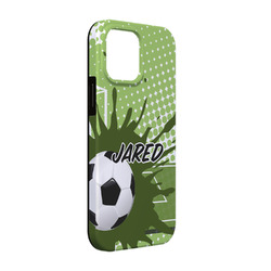 Soccer iPhone Case - Rubber Lined - iPhone 13 Pro (Personalized)