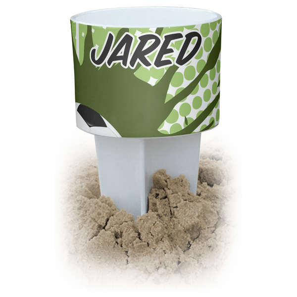 Custom Soccer Beach Spiker Drink Holder (Personalized)