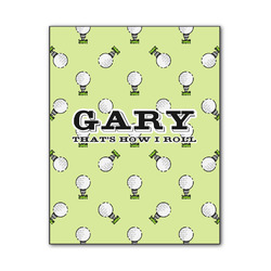 Golf Wood Print - 11x14 (Personalized)
