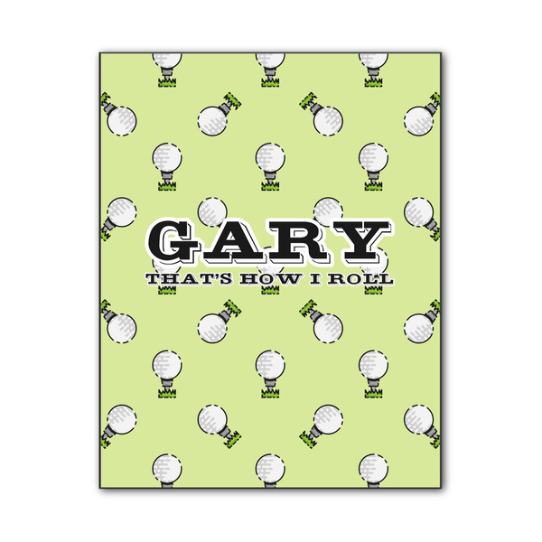 Custom Golf Wood Print - 11x14 (Personalized)