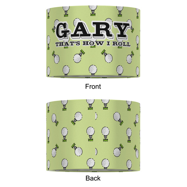 Golf 12" Drum Lampshade - APPROVAL (Fabric)