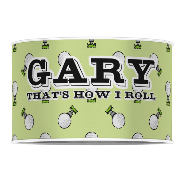 Golf 12" Drum Lampshade - FRONT (Poly Film)