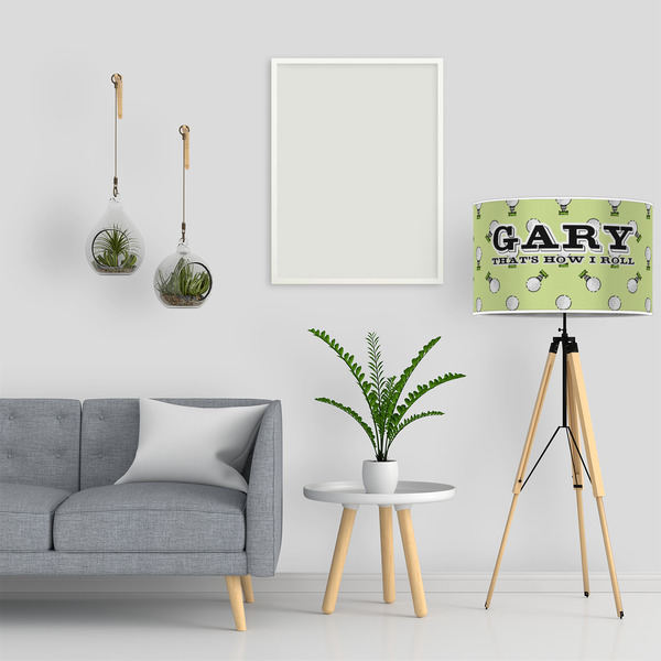 Golf 12" Drum Lampshade - LIFESTYLE