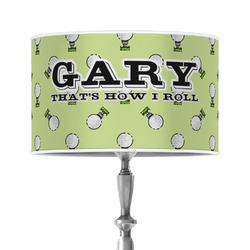 Golf 12" Drum Lamp Shade - Poly-film (Personalized)
