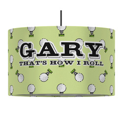 Golf 12" Drum Pendant Lamp - Fabric (Personalized)