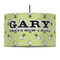 Golf 12" Drum Pendant Lamp - Fabric (Personalized)