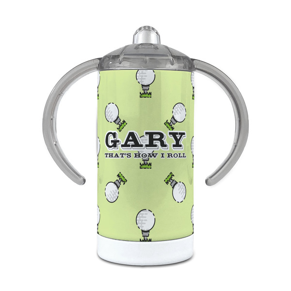 Custom Golf 12 oz Stainless Steel Sippy Cup (Personalized)